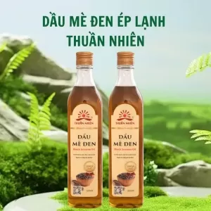 Dầu Mè Đen Ép Lạnh Thuần Nhiên 500ml