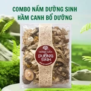 Combo Nấm Dưỡng Sinh Hầm Canh Bổ Dưỡng - Nấm Phú Gia