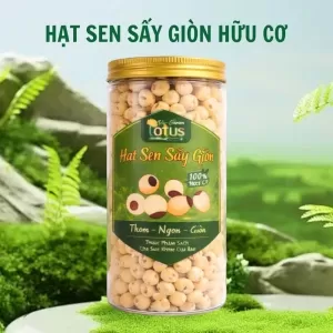 Hạt Sen Sấy Giòn Hữu Cơ 