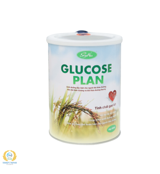 Sữa Glucose Plan Tinh Chất Gạo Lứt 800g - Dinh Dưỡng Cho Người Tiểu Đường (TẶNG 1 HỘP SỮA MẦM HOẶC SỮA POWER)