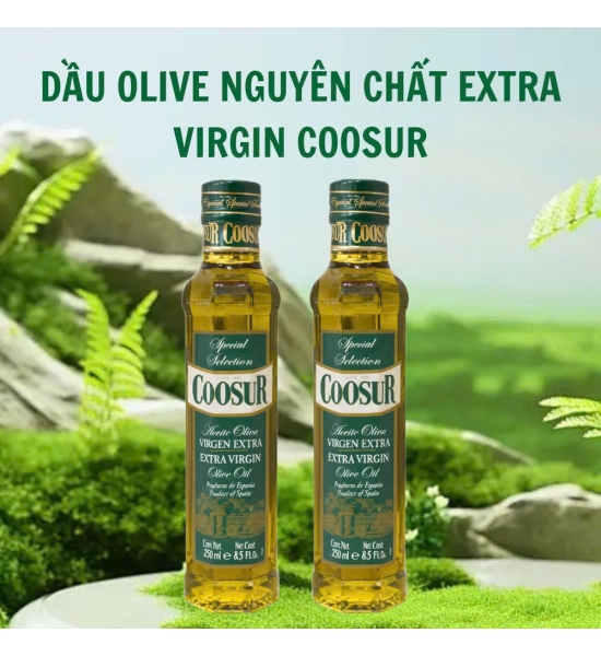Dầu Olive Nguyên Chất Extra Virgin Coosur 250ml