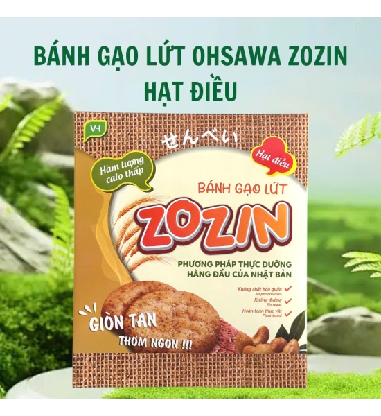 Bánh gạo lứt Ohsawa Zozin Vị Điều