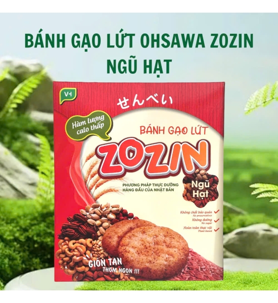 Bánh gạo lứt Ohsawa Zozin Ngũ Hạt