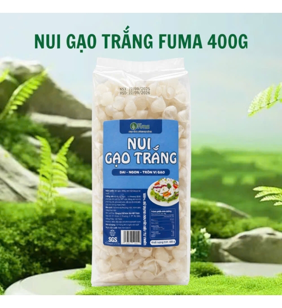 Nui Gạo Trắng Fuma 400g