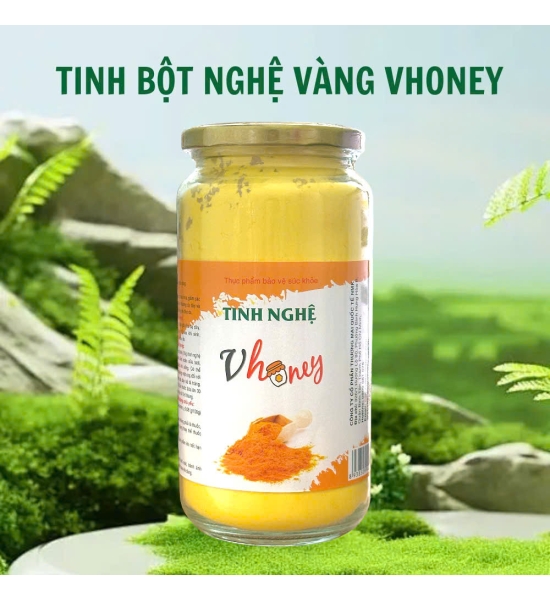 Tinh Bột Nghệ Vàng Nguyên Chất Vhoney 