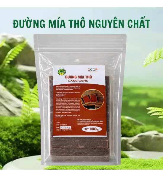 Đường Mía Thô Nguyên Chất Làng Găng 