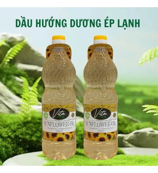 Dầu Hướng Dương Ép Lạnh Vita Fresh Nhập Khẩu Từ Nga