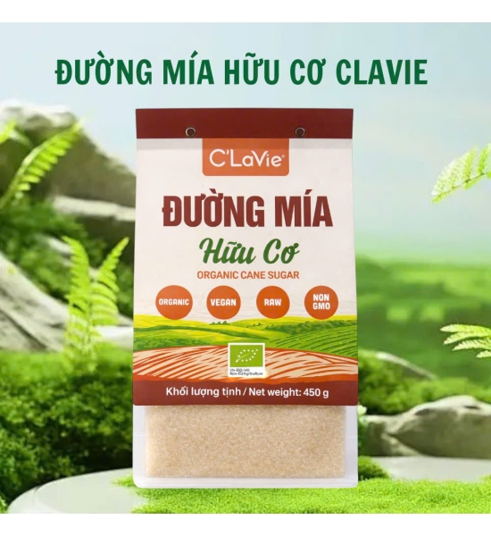 Đường Mía Hữu Cơ Clavie 