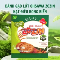 Bánh gạo lứt Ohsawa Zozin Hạt điều - Rong biển